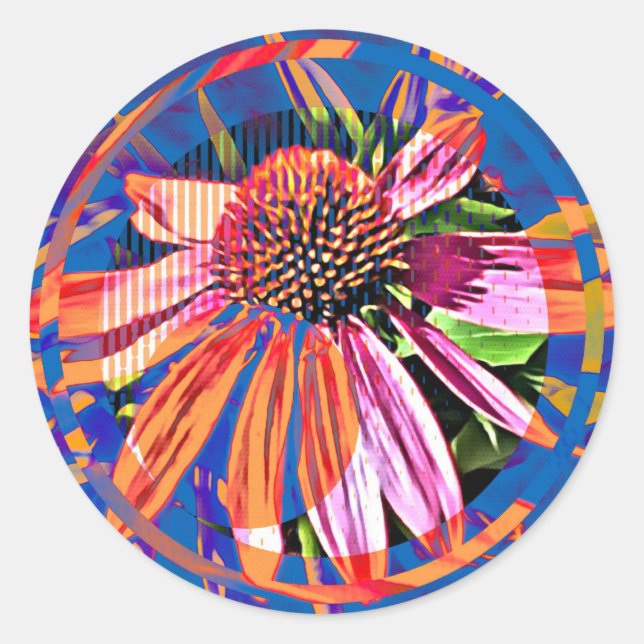 Redonda Pegatina brillante y bello (Anverso)