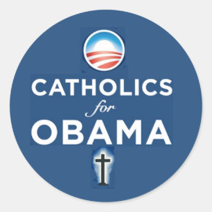 REDONDA PEGATINA CATHOLICS
