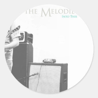 Redonda Pegatina Cd de la cubierta
