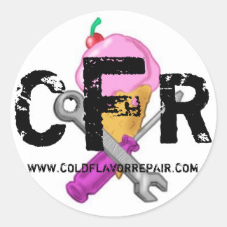 Redonda PEGATINA CFR LOGO 2008 - Personalizado