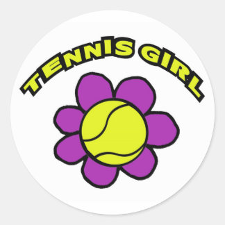 REDONDA PEGATINA CHICA TENNIS