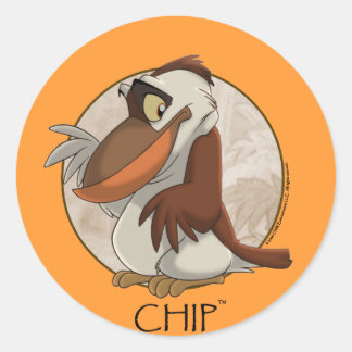 REDONDA PEGATINA CHIP