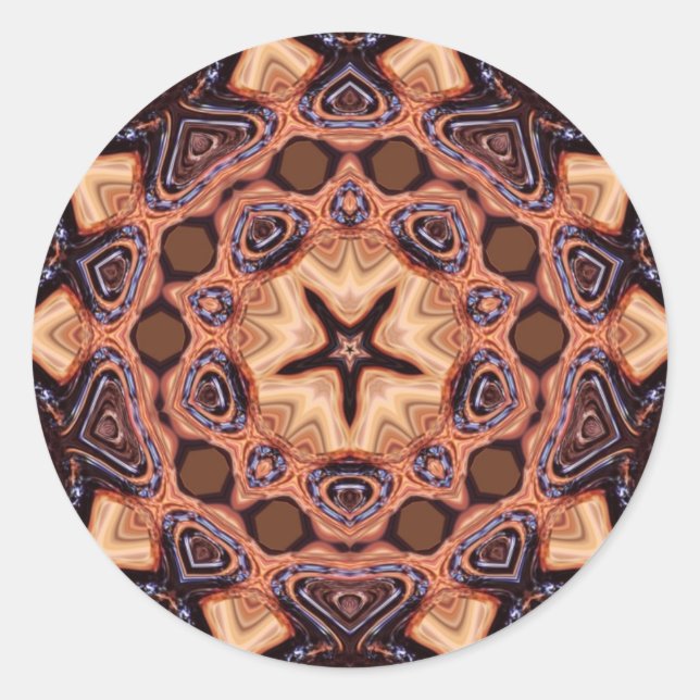 Redonda pegatina chocdots (Anverso)