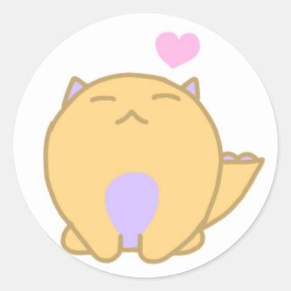 Redonda Pegatina circular