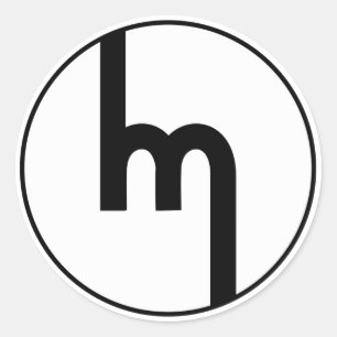 Redonda Pegatina clásico del emblema de Mazda