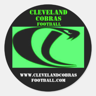 Redonda Pegatina Cleveland Cobras
