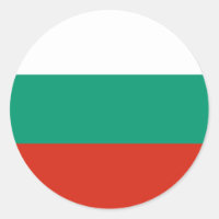 Pegatina con bandera de Bulgaria