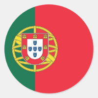 Pegatina con bandera de Portugal