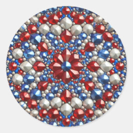 Redonda Pegatina con diseño de colores holandeses