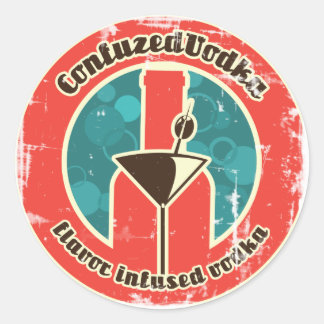 Redonda Pegatina con problemas