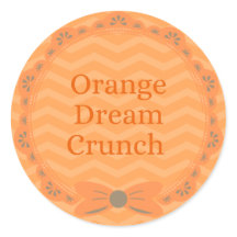 Pegatina con sabor a NARANJA 'Orange Dream Crunch'