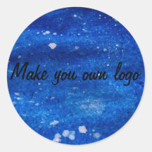 Pegatina con su logotipo