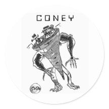 PEGATINA CONEY Robot