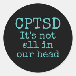 REDONDA PEGATINA CPTSD