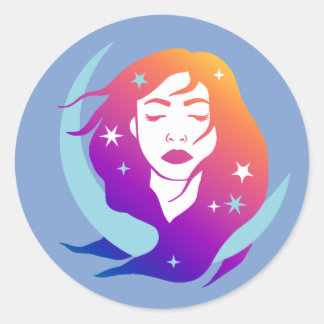 Redonda Pegatina Crónicas de Creatividad