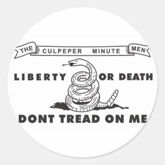 Redonda Pegatina Culpeper Minutemen