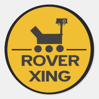Redonda Pegatina Curiosity Rover Xing