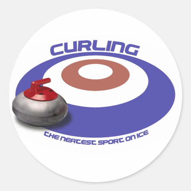 REDONDA PEGATINA CURLING (Anverso)