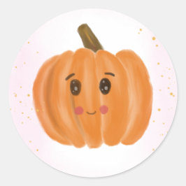 Redonda Pegatina cutáneo de calabaza