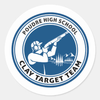 Redonda pegatina de 3"