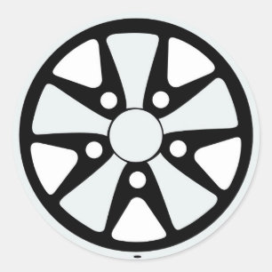 Redonda Pegatina de 5 tornillos Fuchs