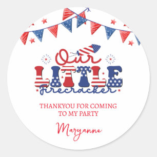 Redonda Pegatina de Acción de Gracias de la fiesta de cump