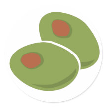 Pegatina de aceitunas