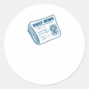 Redonda Pegatina de Afirmación Positiva