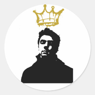 Redonda Pegatina de Agitprop ajustador