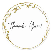 Pegatina de agradecimiento