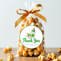 Pegatina de agradecimiento para regalo de baby sho