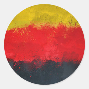 Redonda Pegatina de Alemania