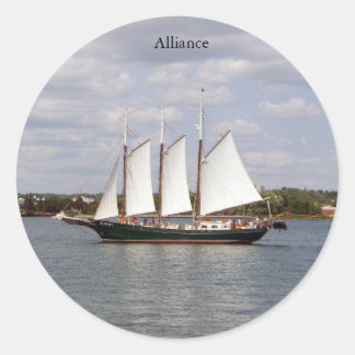 Redonda Pegatina de Alliance