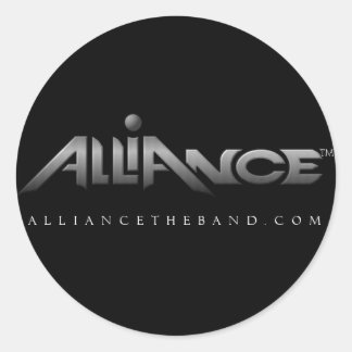 Redonda Pegatina de Alliance Circle