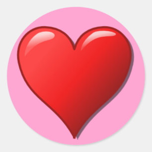 Redonda Pegatina de amor