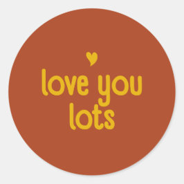 Redonda Pegatina de amor - Bloom & Stick