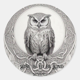 Redonda pegatina de animadores por James Michael Miller