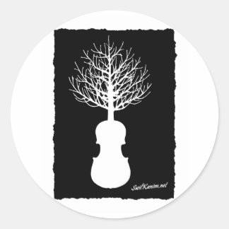 Redonda Pegatina de árbol
