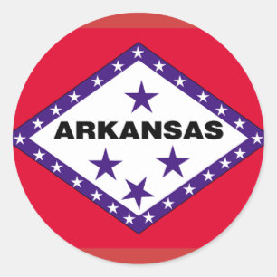 Redonda Pegatina de Arkansas