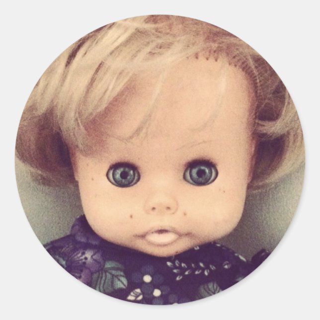 Redonda Pegatina de arte del álbum Master Harker "Battery  (Anverso)