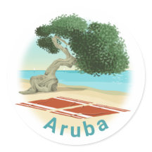 Pegatina de Aruba