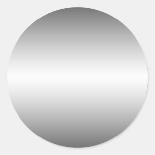 Redonda Pegatina de aspecto Metalizado suave