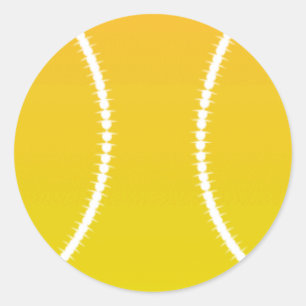 REDONDA PEGATINA DE BALL DE TENIS