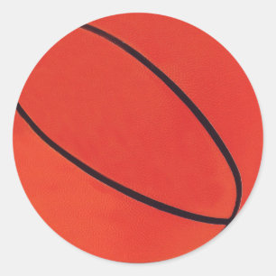 Redonda Pegatina de baloncesto