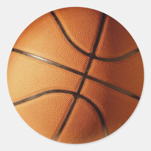 Redonda Pegatina de baloncesto