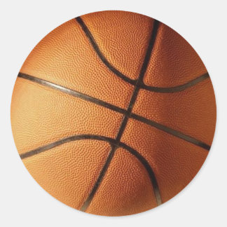 Redonda Pegatina de baloncesto