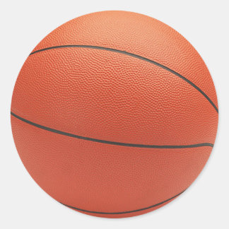 Redonda Pegatina de baloncesto