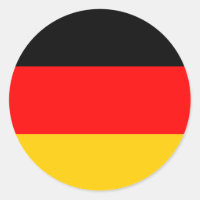 Pegatina de bandera de Alemania