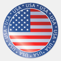 PEGATINA de bandera de Estados Unidos