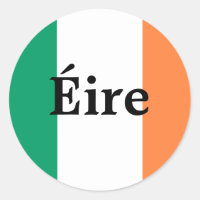Pegatina de bandera irlandesa